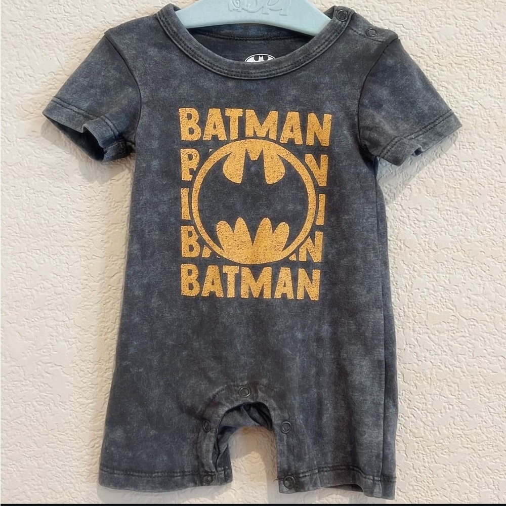 Batman 3-6 months one piece romper